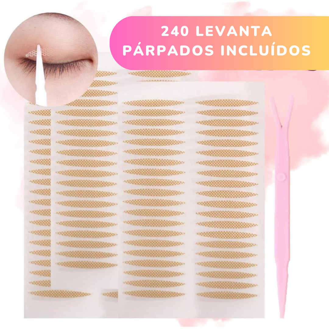 Levanta párpados invisible 2PACK (240 PZ - 2 MESES DE USO)