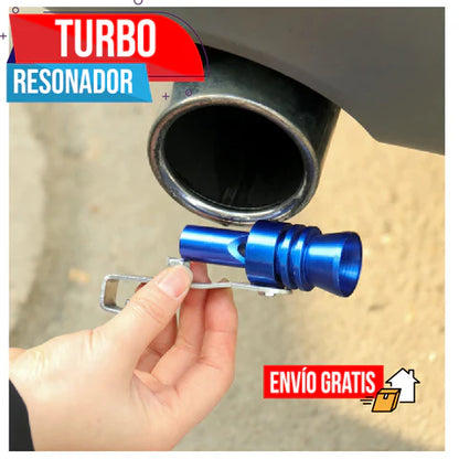 TURBOESCAPE ® RESONADOR TURBO PARA AUTO Y MOTO