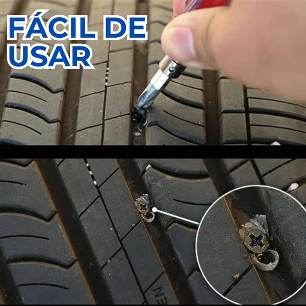 TIREFIX™ KIT NANO REPARADOR DE EMERGENCIA (20 PZ) 🚨