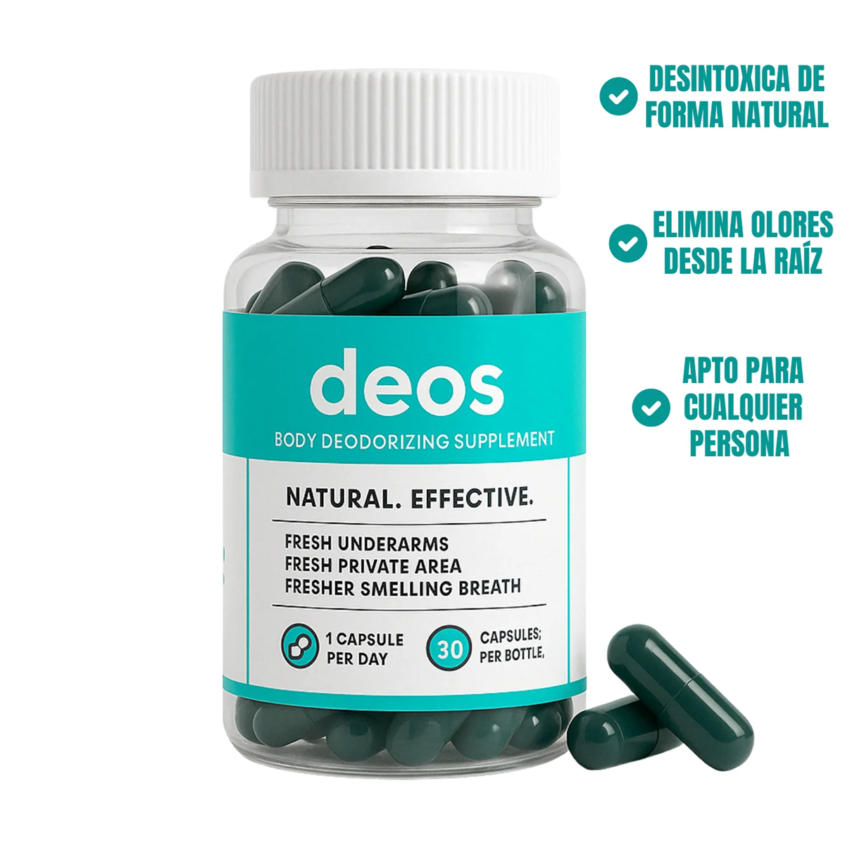 DEOS® DESODORANTE EN CÁPSULAS